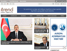 Tablet Screenshot of en.trend.az